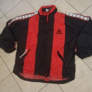 Vtg le coq sportiff soccer jacket sz.xl